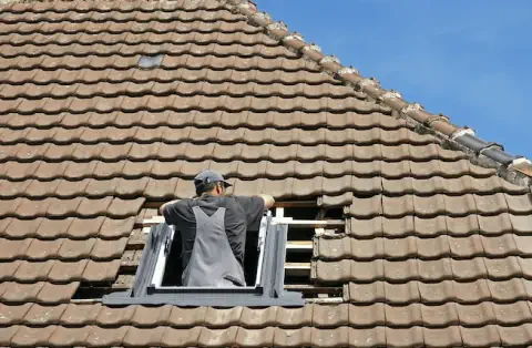 Pose de velux - Rians